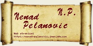 Nenad Pelanović vizit kartica